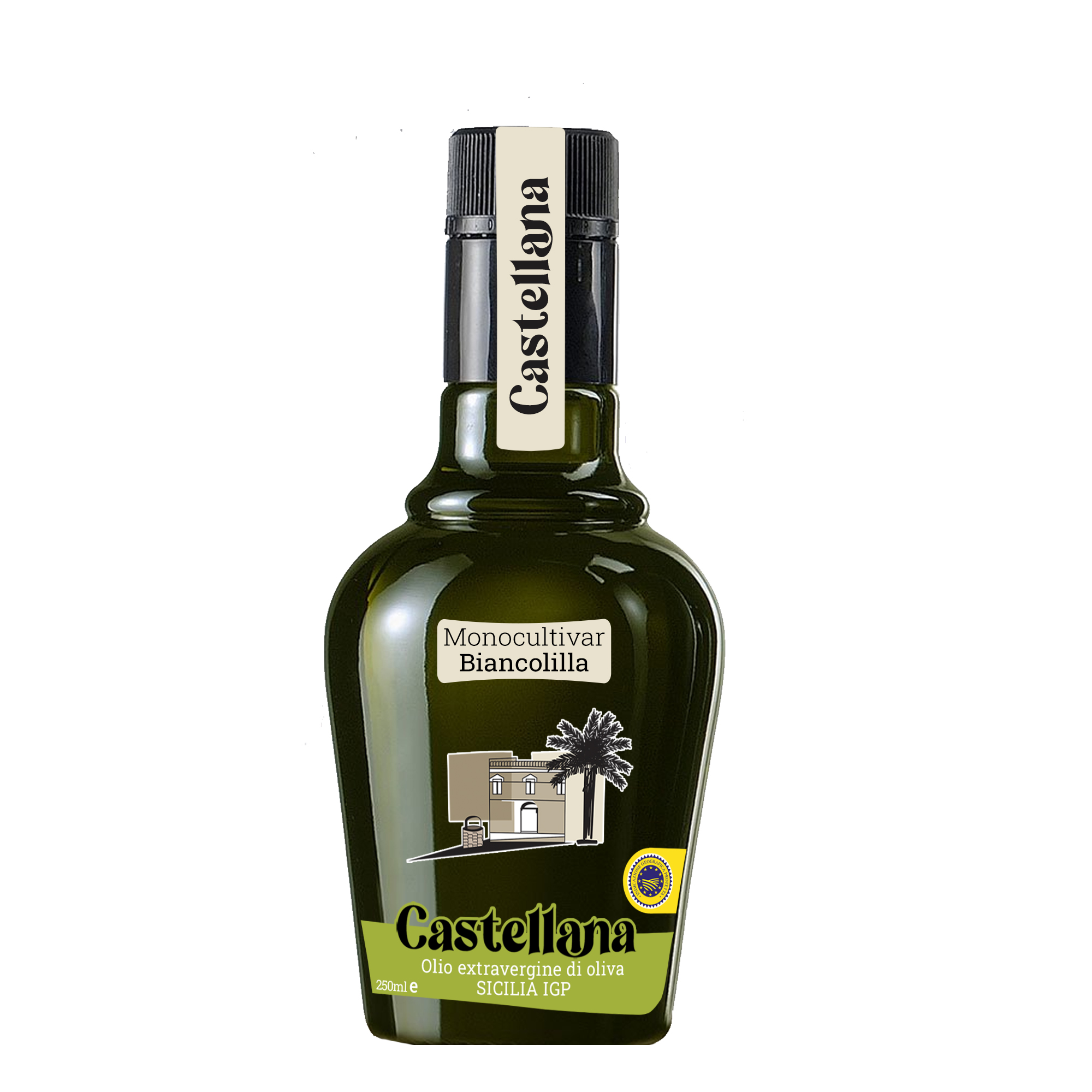 Olio Extravergine di oliva - Castellana - Azienda Agricola Rizzuto bottiglia 250ml Biancolilla