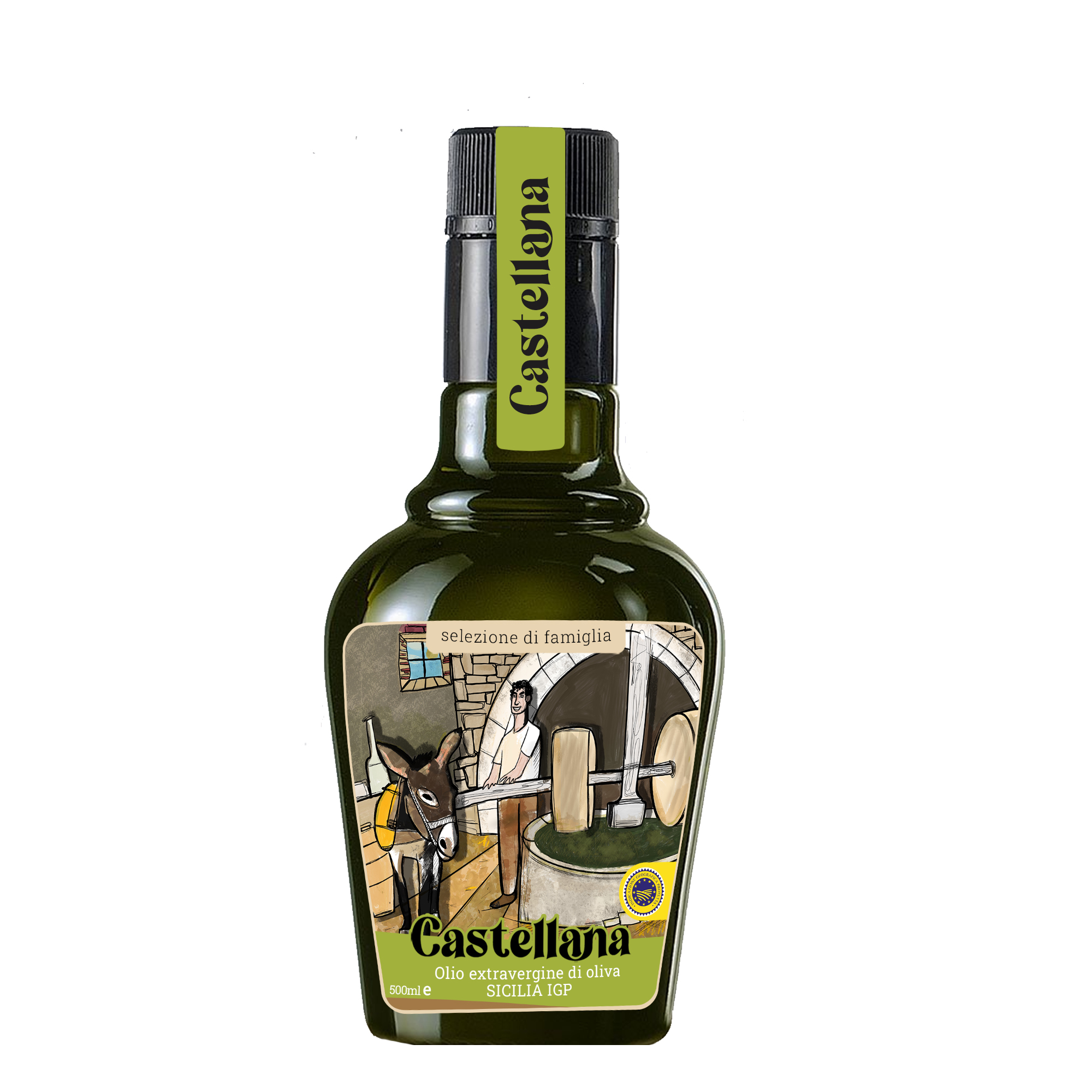 Olio Extravergine di oliva - Castellana - Azienda Agricola Rizzuto bottiglia 250ml Selezione di Famiglia