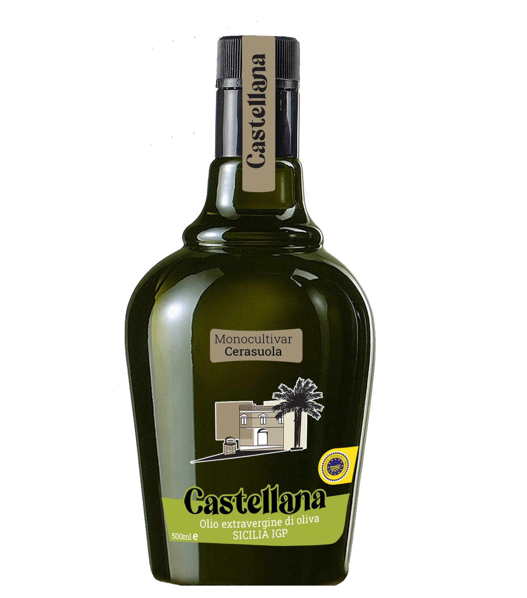 Olio Extravergine di oliva - Castellana - Azienda Agricola Rizzuto bottiglia 500ml Carasuola