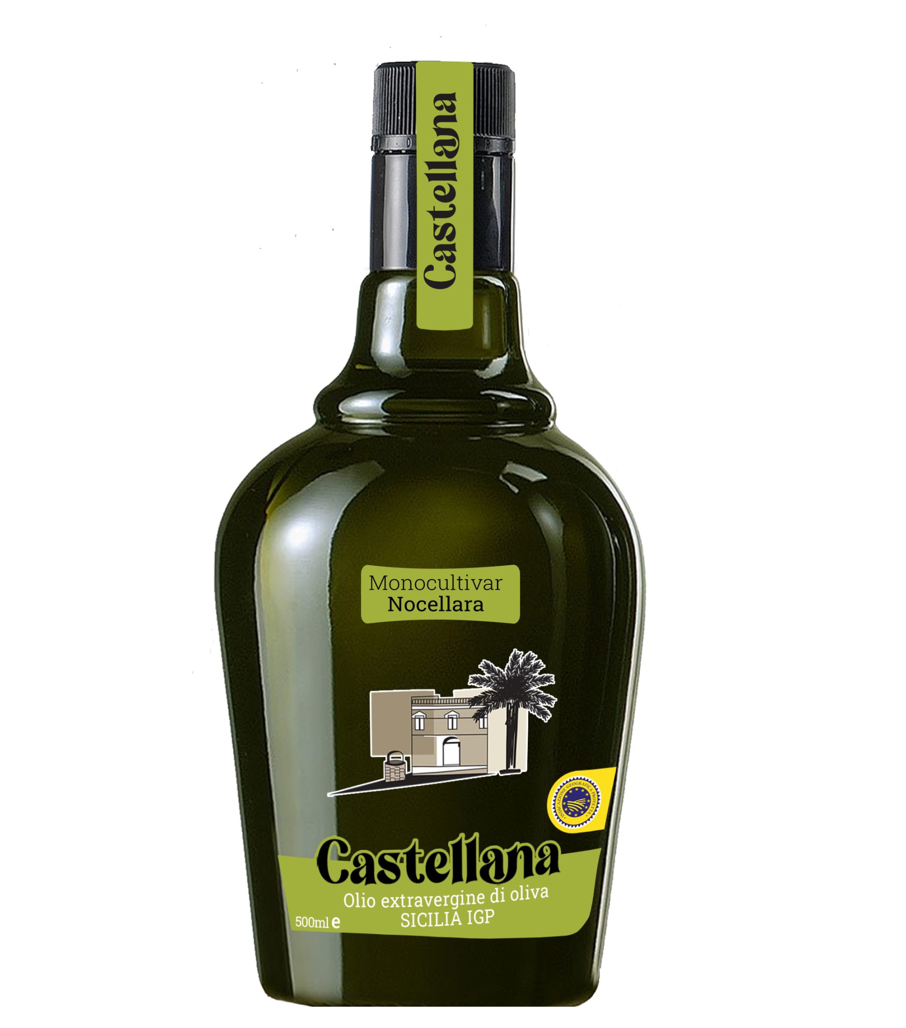 Olio Extravergine di oliva - Castellana - Azienda Agricola Rizzuto bottiglia 500ml  Nocellara